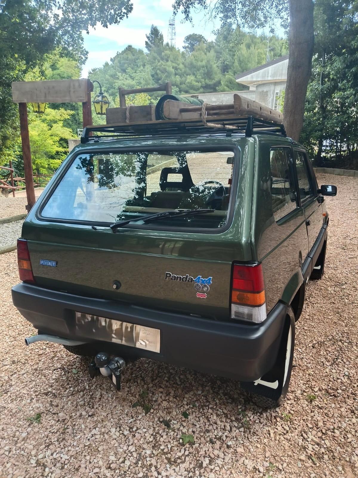 Fiat Panda 1000 4x4 Sisley + Carrello in tinta carrozzeria