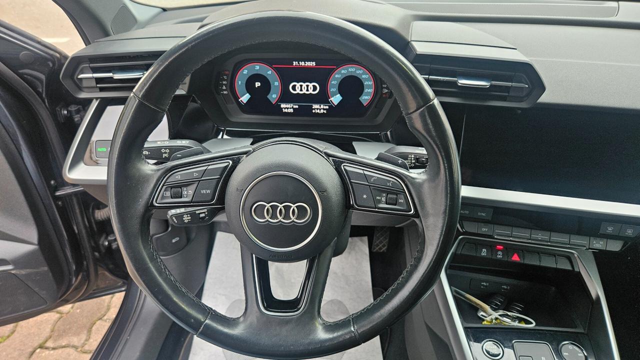 Audi A3 Sportback 2.0 tdi s-tronic NAVY-VIRTUAL-LED