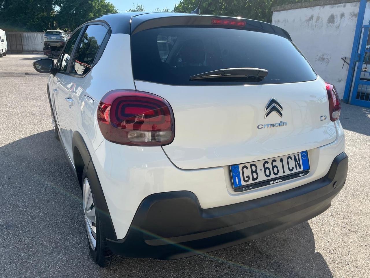 Citroen c3-1.5 hdi/100 cv-km 52000-2020