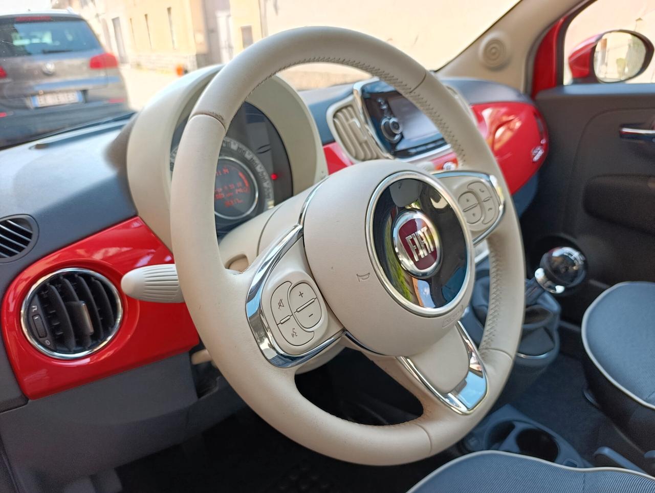 Fiat 500 1.2 Lounge Rosso Corallo km 36.317
