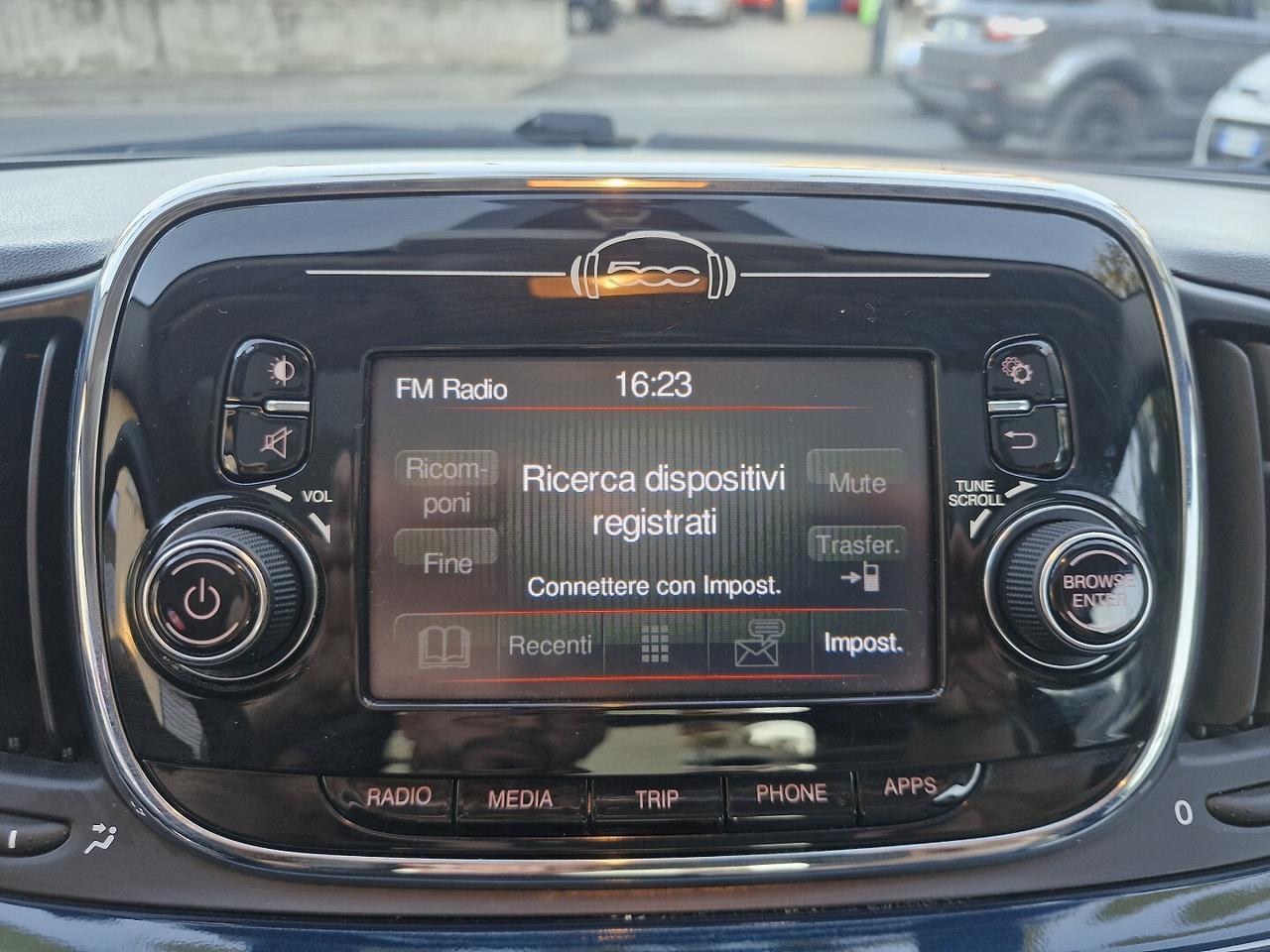 FIAT 500 1.2 BENZINA 69CV LOUNGE 80000KM ANNO 2017