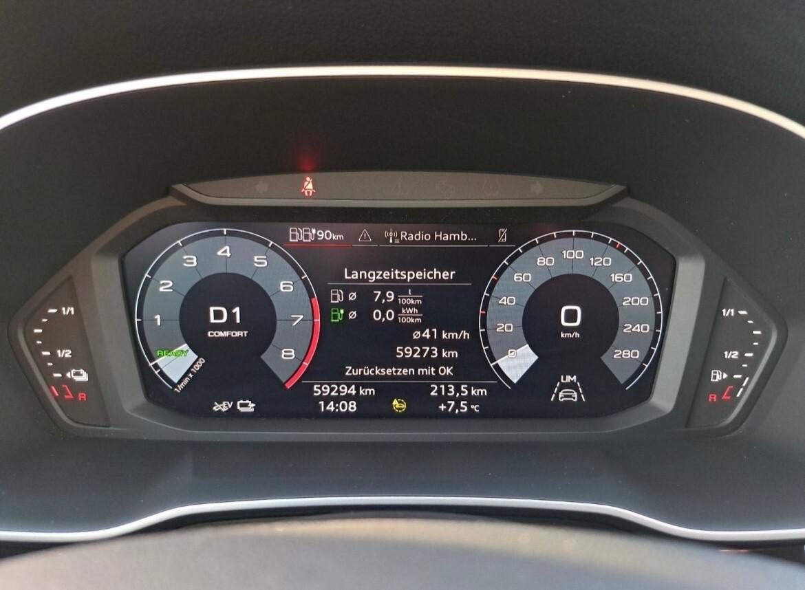 Audi Q3 Sportback 45 TFSIe S tronic 25km/litro