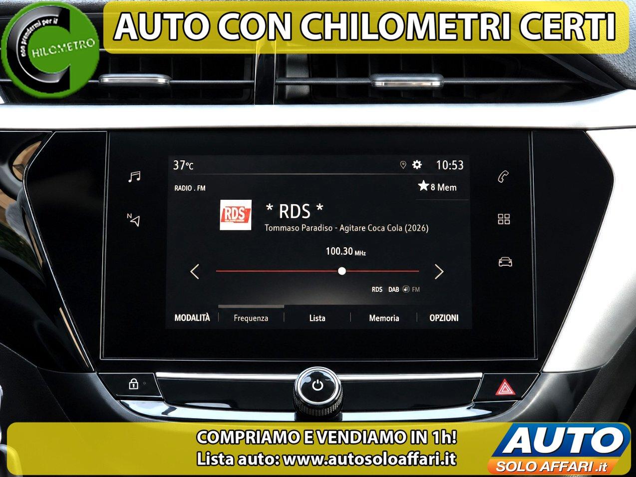 Opel Corsa 5 Porte CORSA 1.2 EDITION 75CV EUR6D TOUCH/CARPLAY/NEOPATENTATI