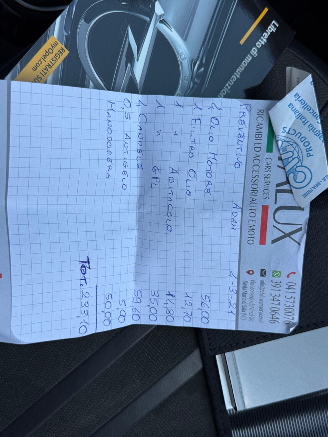 Opel Adam 1.4 87 CV GPL Tech Glam