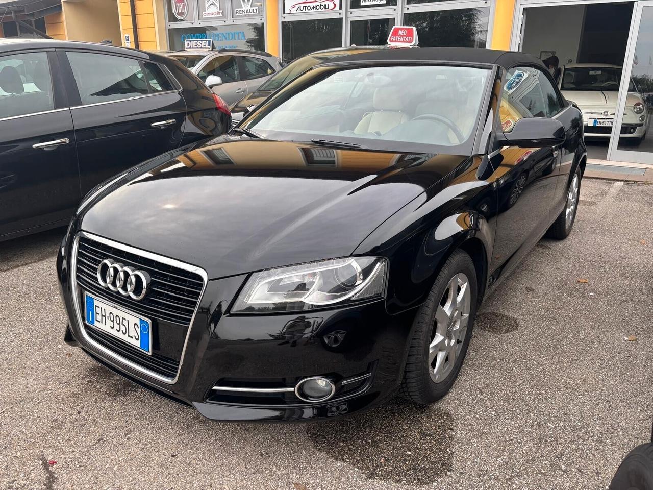 Audi A3 CABRIO ANNO 2011 1.6 105 CV OK NEOPATENTATI