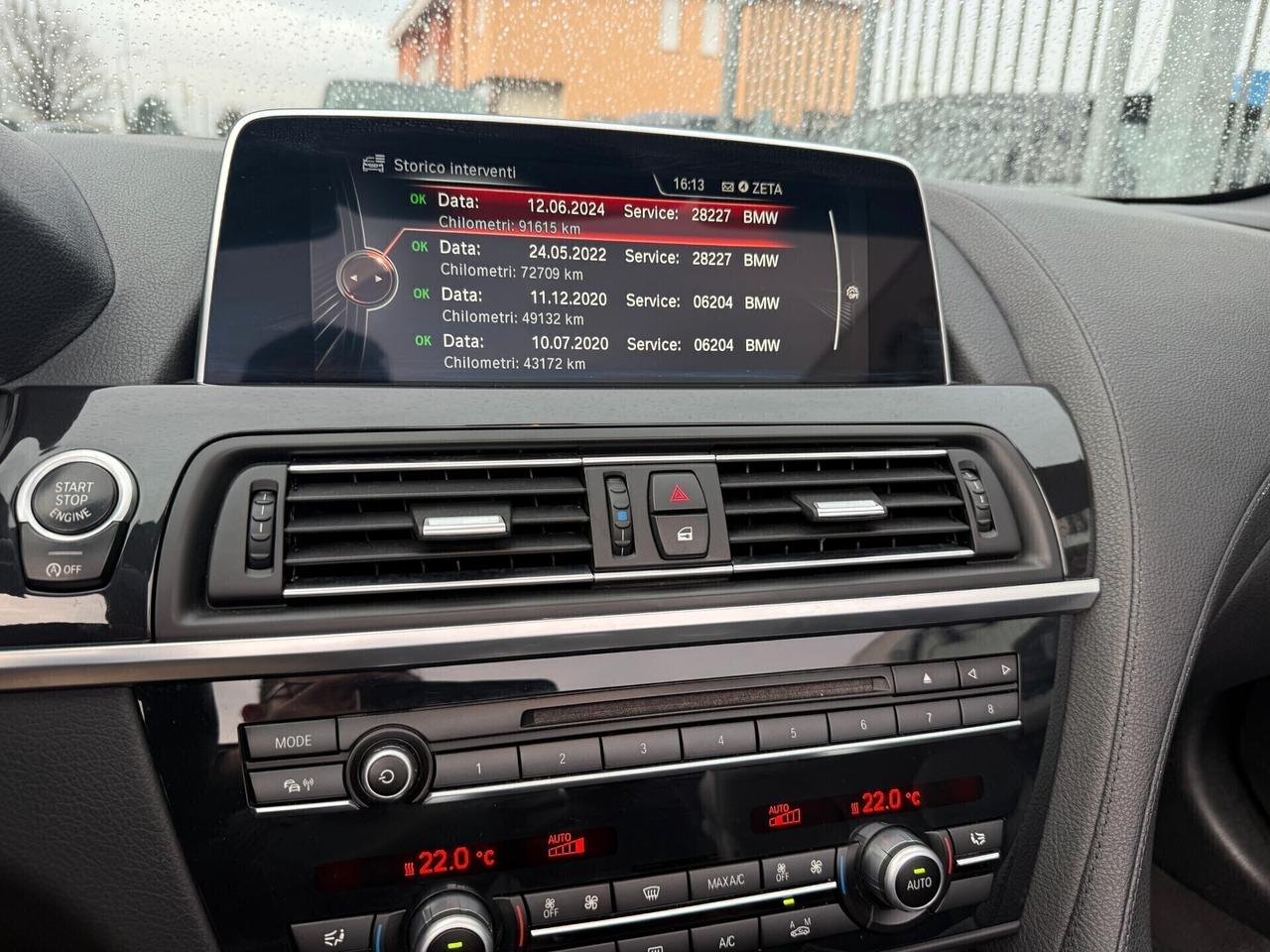 BMW 640 Cabrio xdrive KM CERTIFICATI
