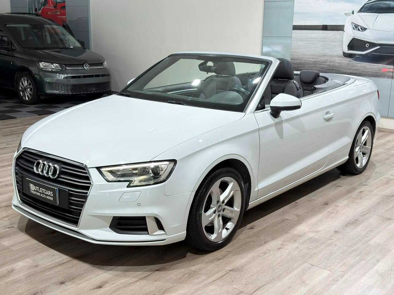 AUDI A3 CABRIO 1.6TDI 116CV SPORT 2018 LED/SENSORI