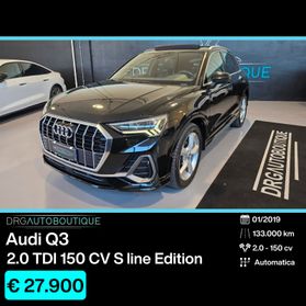 Audi Q3 2.0 35 TDI 150 CV Stronic Sline TETTO/B&O