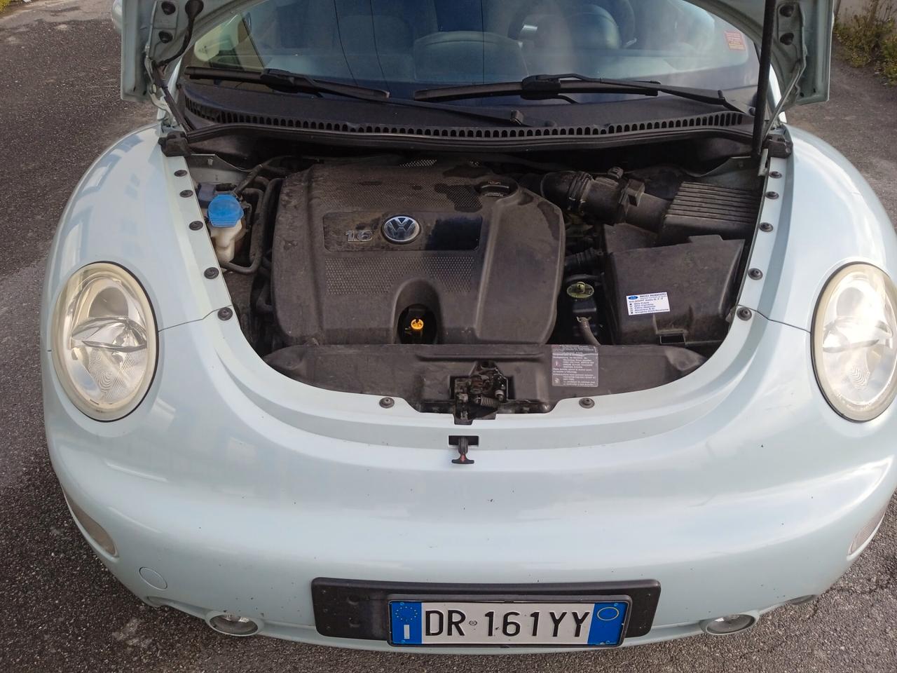 Volkswagen New Beetle 1.6 Cabrio ASI azzurro Tiffany no bollo