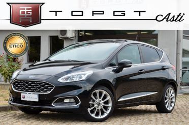 FORD FIESTA 5p 1.0 ECOBOOST VIGNALE 100cv, EURO 6D-TEMP, UFF ITALIANA, APPLE ANDROID, RETRO, PERMUTE
