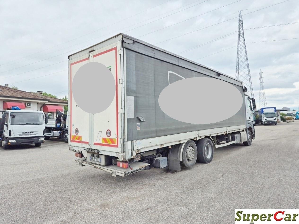 MERCEDES-BENZ ACTROS 2542 centina e sponda caricatrice