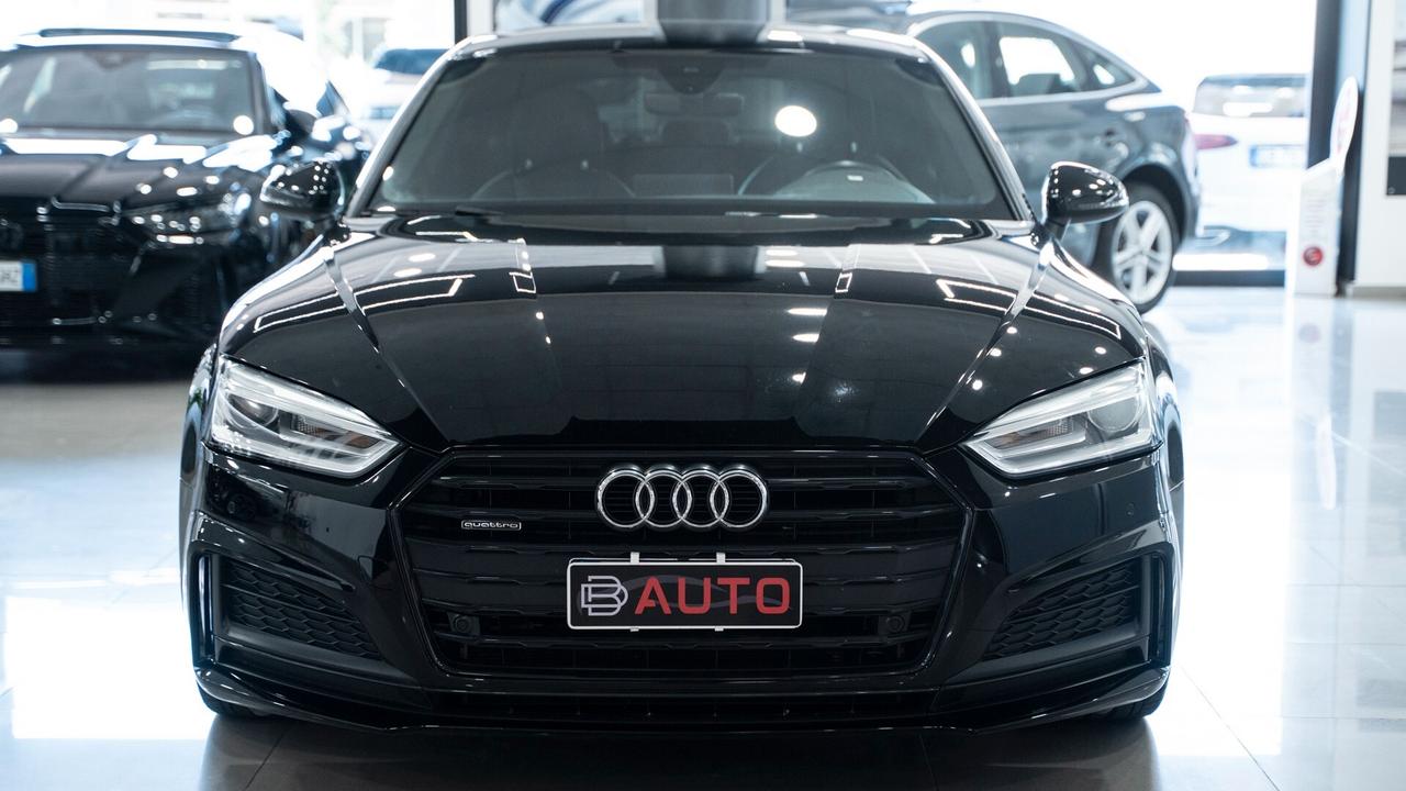 Audi A5 SPB SPORTBACK 40 2.0 TDI 190 CV QUATTRO 19" S LINE TRONIC VIRTUAL CKT XENO NAVI PELLE FULL