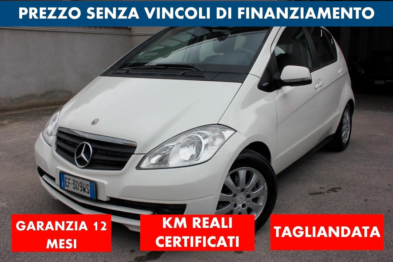 Mercedes-Benz A 160 2.0 CDI 82 CV 5 PORTE KM REALI CERTIFICATI GARANZIA 12 MESI TAGLIANDATA NEOPATENTATI OK