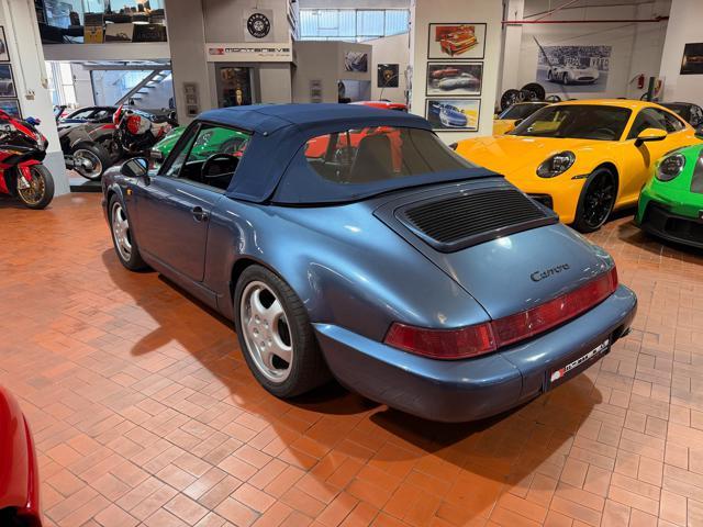 PORSCHE 964 Cabrio-Baltic Blu-Pelle Blu-Capote Blu