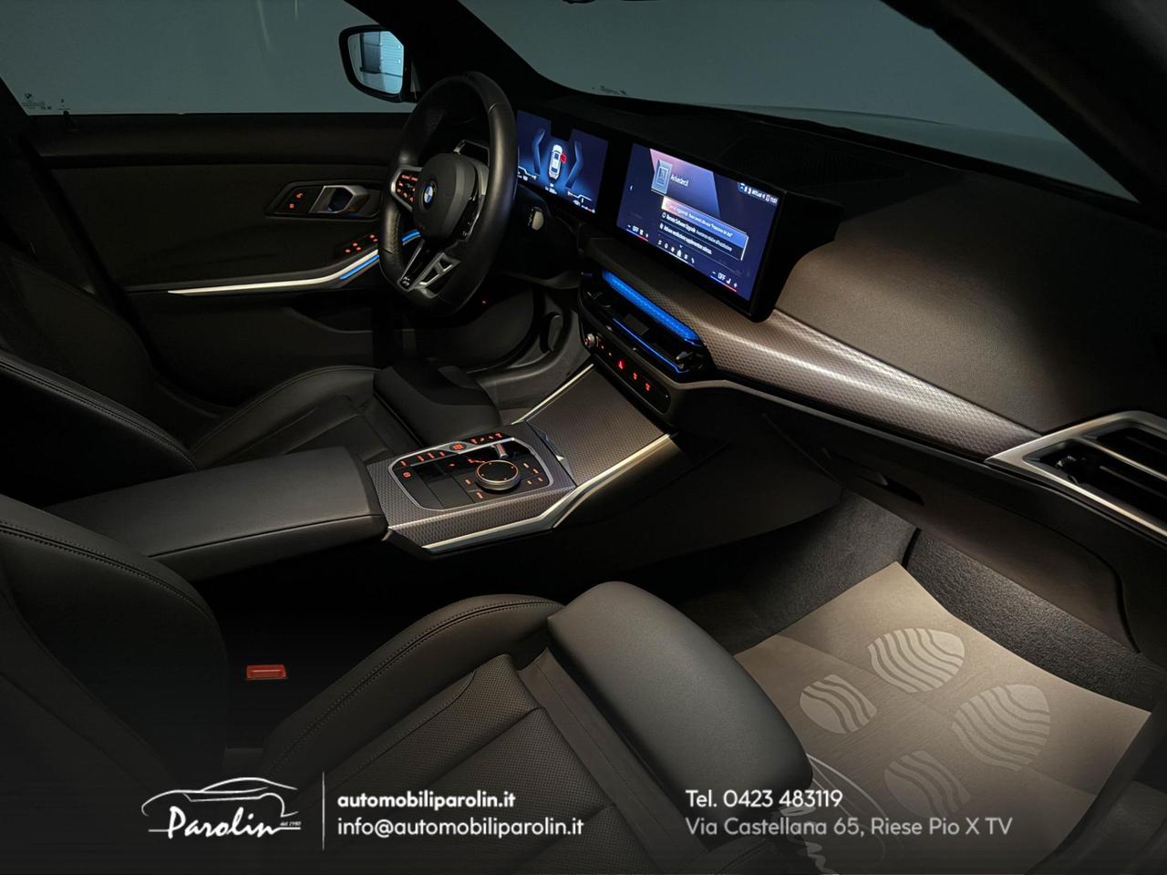BMW 320 d Touring mhev 48V xdrive MSport Tetto-Gancio-Pelle-Winter-360°