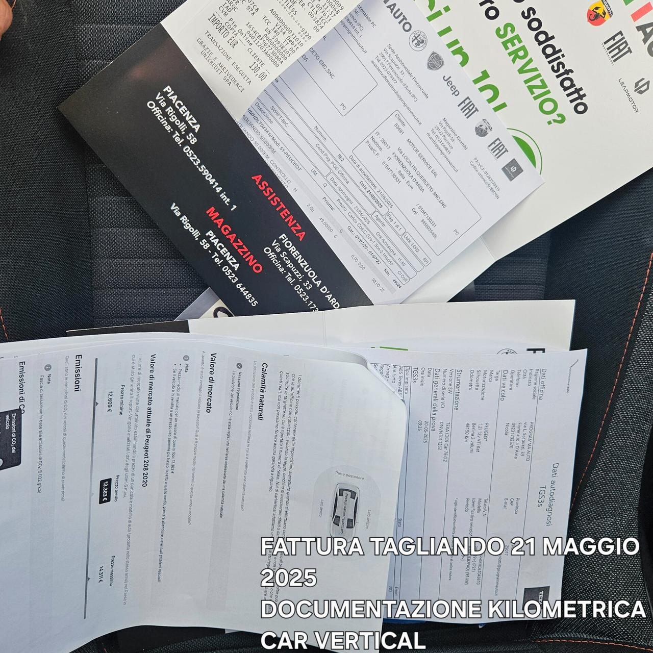 Peugeot 208 75CV UNIPRO KM DOCUMENTATI DA 89€ MESE