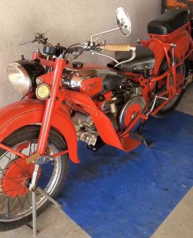 MOTO GUZZI 500 ASTORE TARGA ORO ASI