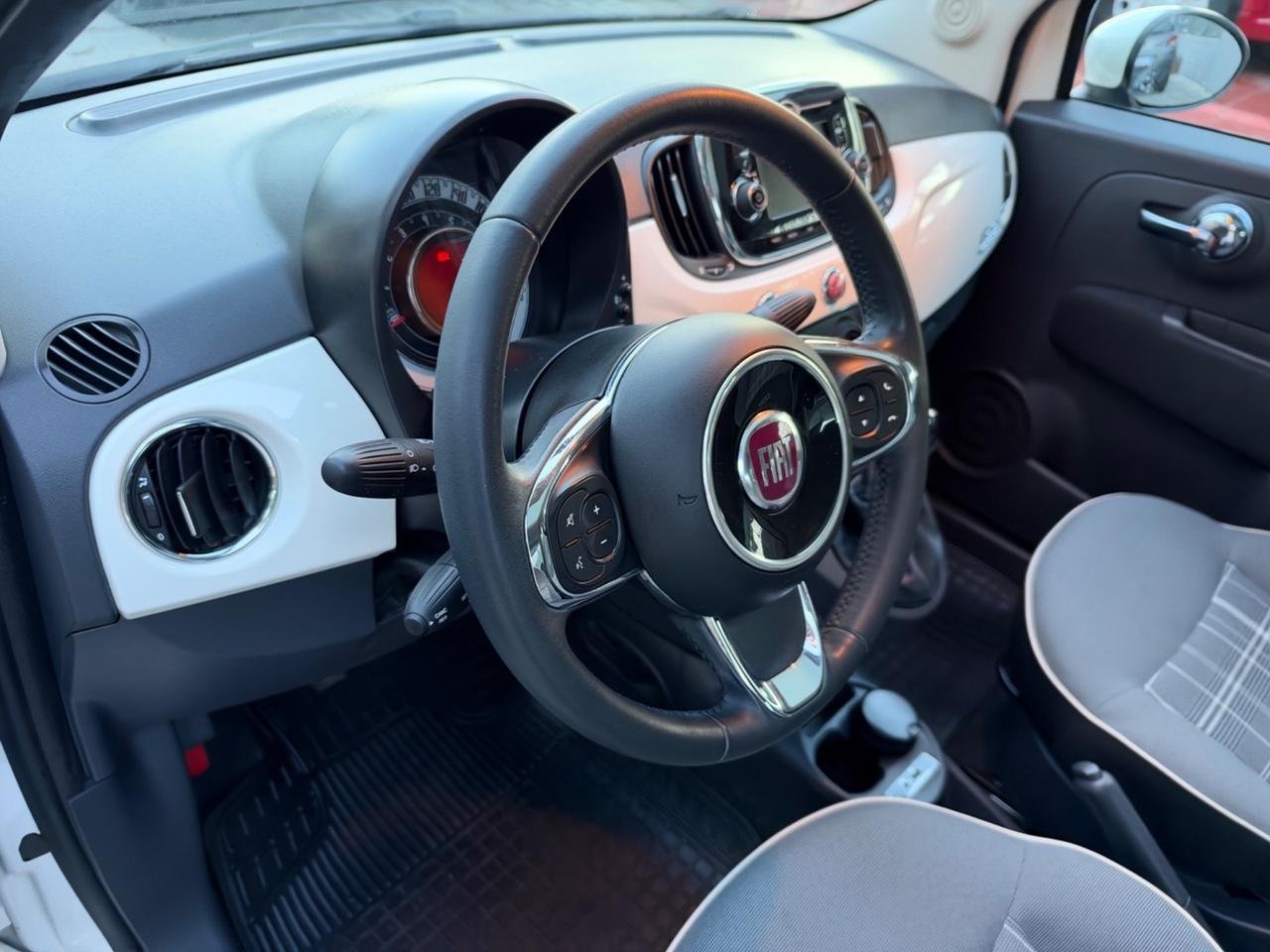 Fiat 500 1.2 benzina 69cv Lounge 2017 tetto panoramico