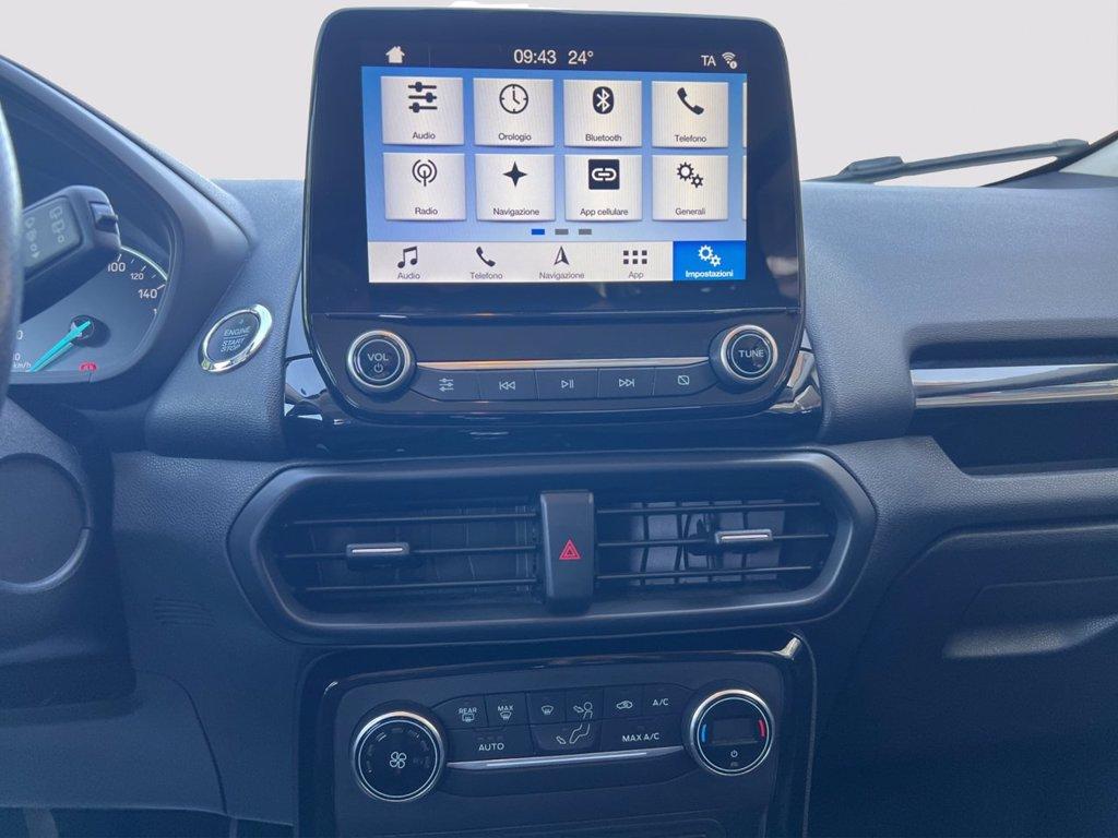 FORD EcoSport 1.5 tdci ST-Line s&s 100cv del 2018