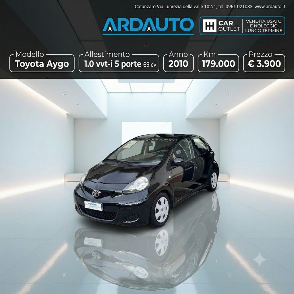 Toyota Aygo 1.0 Vvt-i 5 porte 69 cv Clima