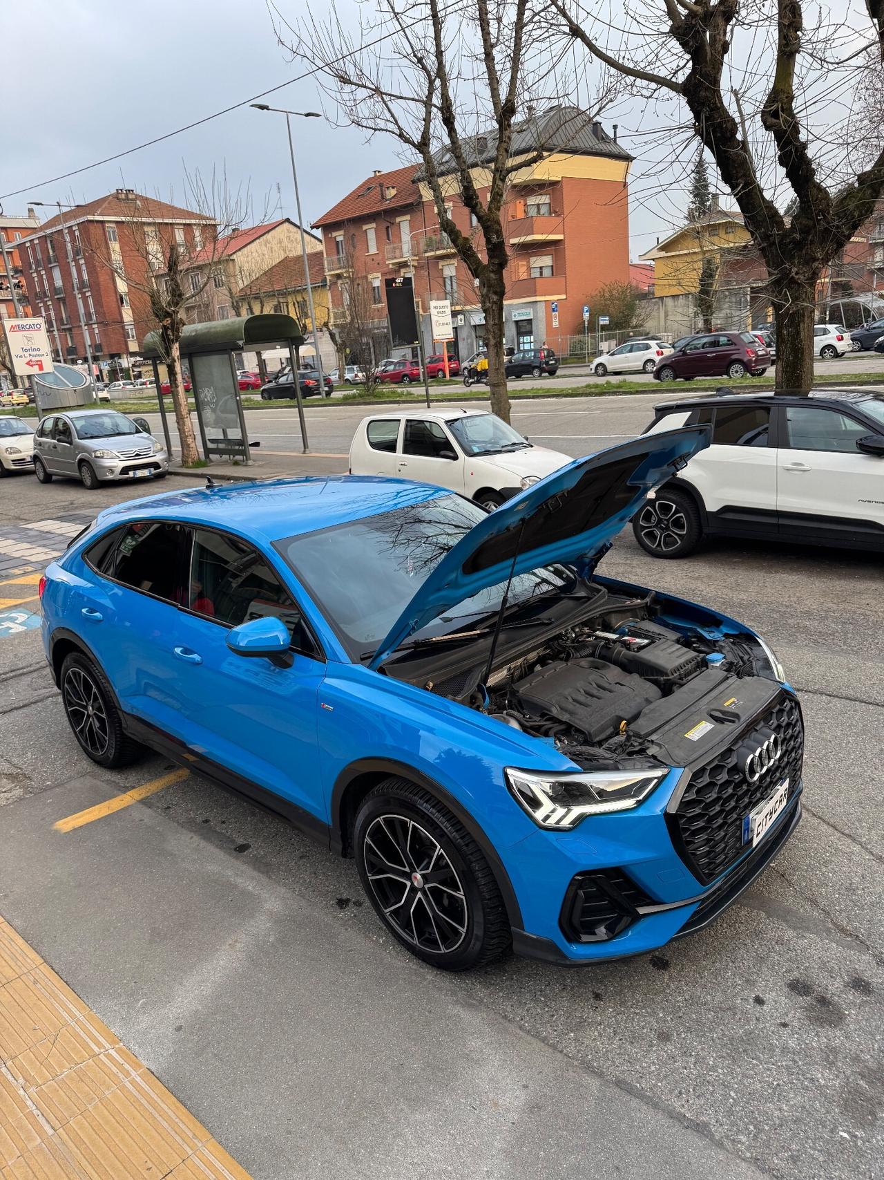 Audi Q3 Sportback 2.0 TDI S line edition Blu Turbo