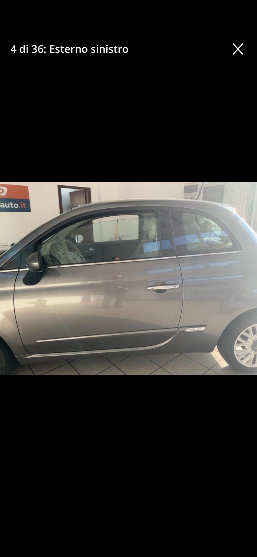 Fiat 500 1.2 Lounge da vetrina 2014