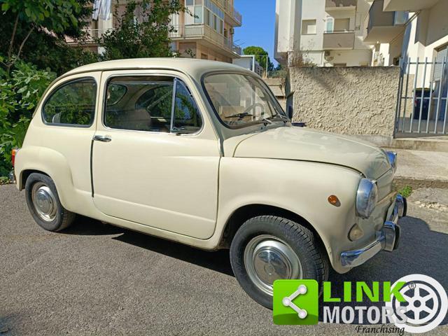 FIAT 600 D FANALONA LIBRETTO E TARGHE ORIGINALI