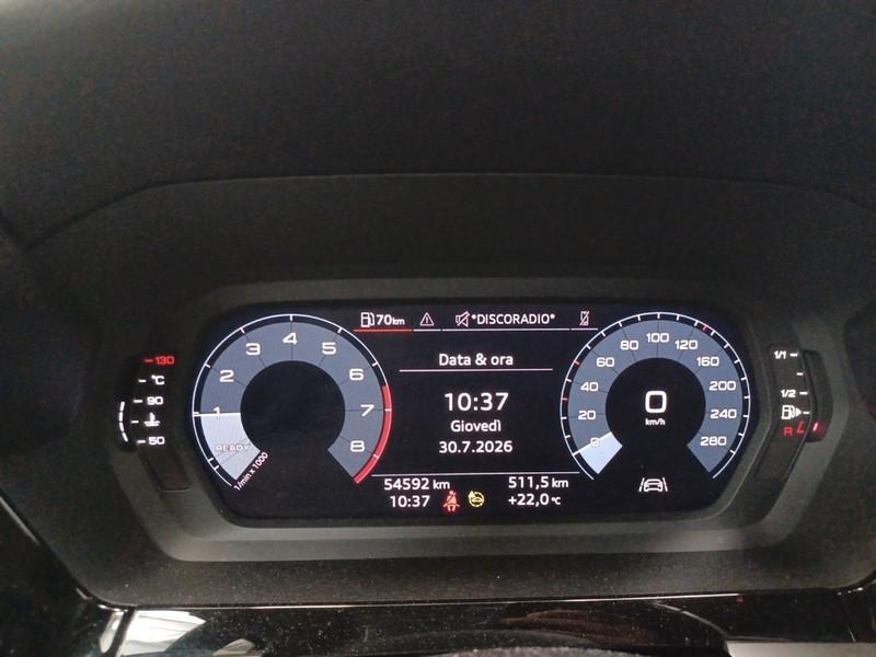 AUDI A3 SPORTBACK 30 TFSI S.BACK 5 PORTE BERLINA