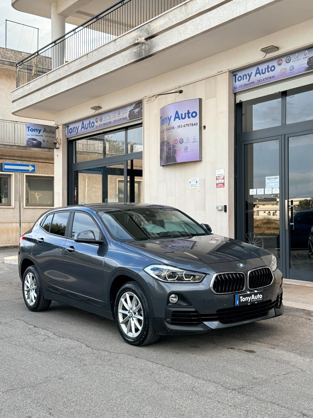 Bmw X2 sdrive18d auto NAVI,ANDROID AUTO,BLUETOOTH,SENSORI DI PARCHEGGIO,BLOCK SHAFT,FULL LED,PORTELLONE AUT