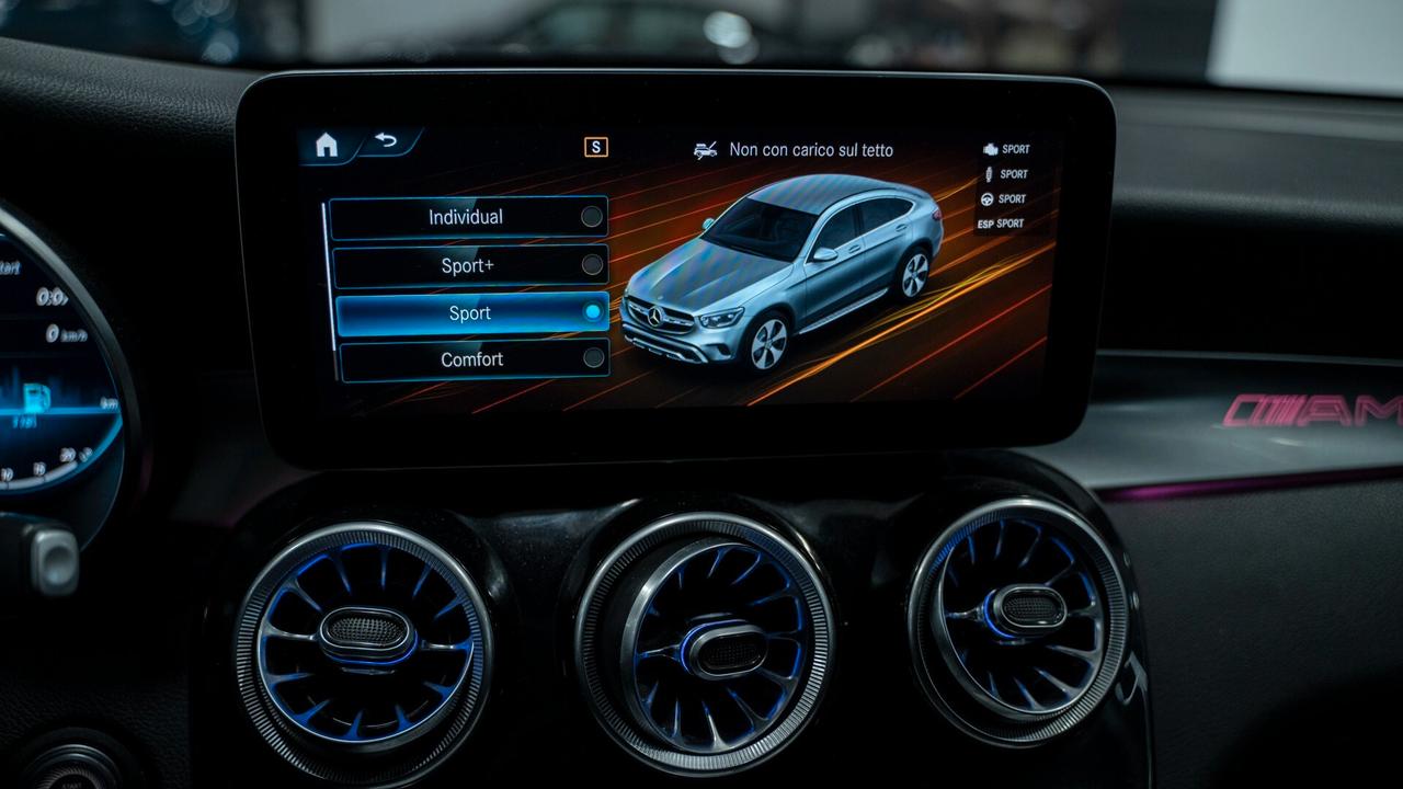 Mercedes-benz GLC 220 D COUPE 4MATIC PREMIUM PLUS AMG 20" TETTO PACK LUCI FULL OPTIONAL