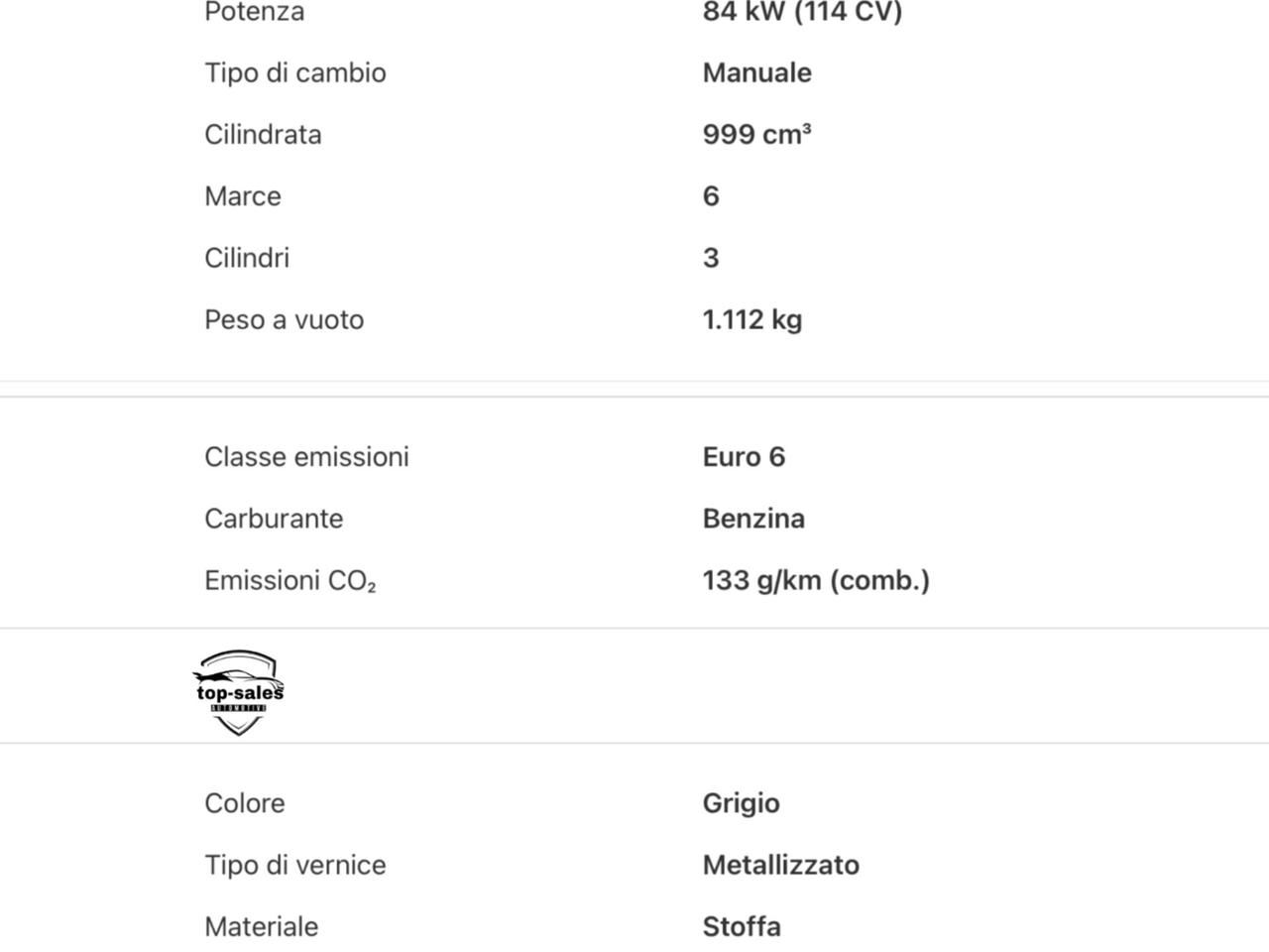 Nissan Juke 1.0 DIG-T 114 CV N-Connecta Perfetta