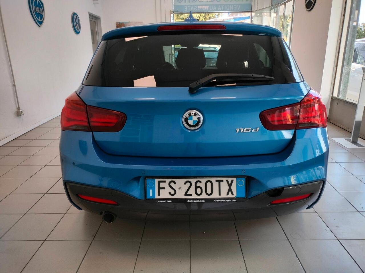 Bmw 116 5p. Msport 1.5D *CAMBIO AUTOMATICO *UNICOPROPERIETARIO*OK NEOPAT.