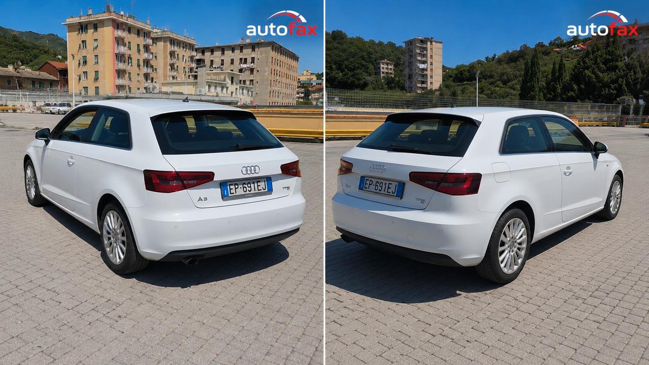 AUDI A3 1.4 TFSI 122 CV AMBITION – PELLE – TAGLIANDI AUDI