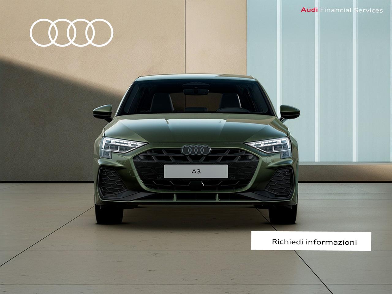 Audi A3 sportback 1.5 tfsi e s line edition 204cv s-tronic