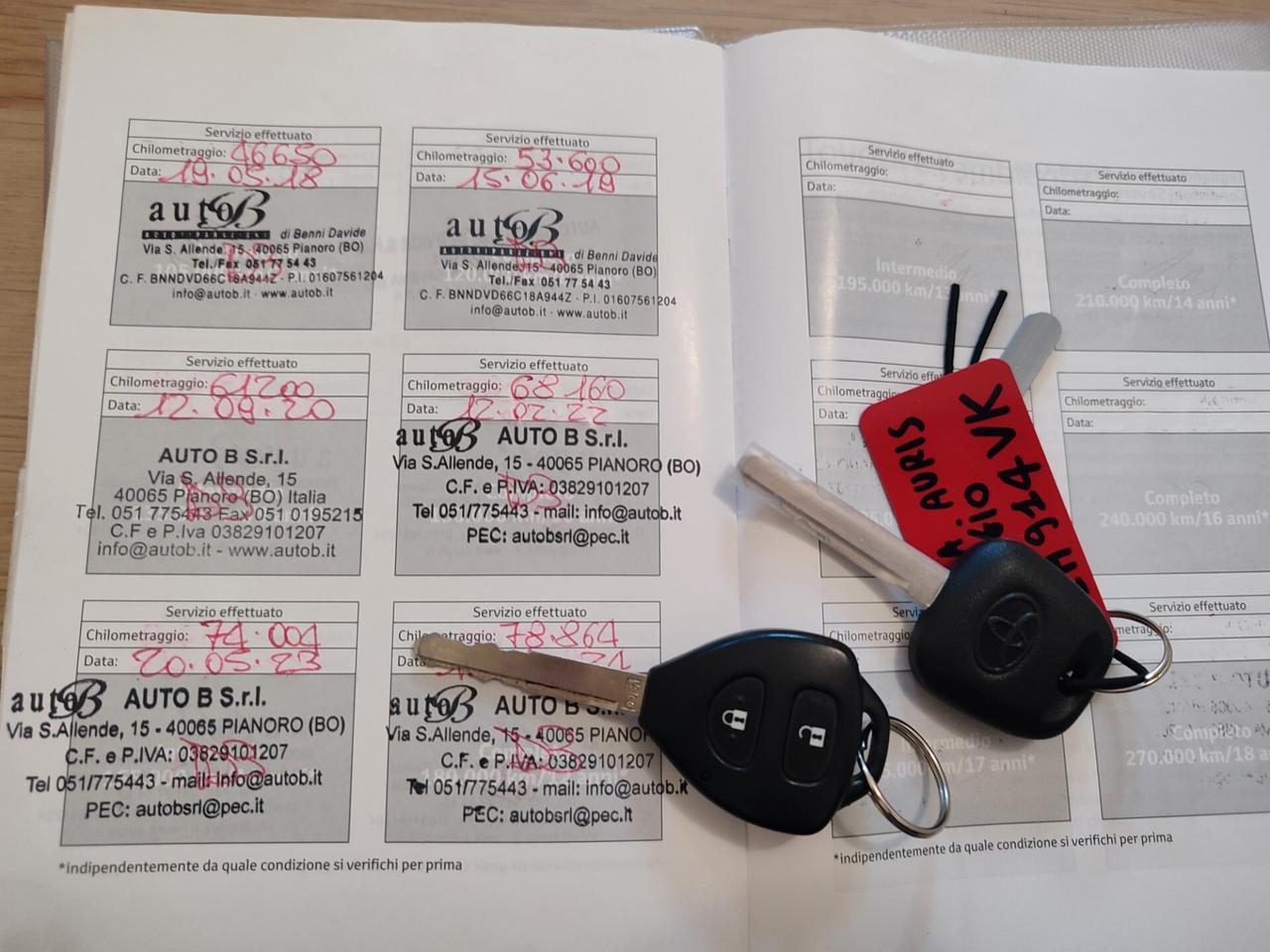 TOYOTA AURIS 1.6BENZINA POCHI KM COME NUOVA STUPENDA