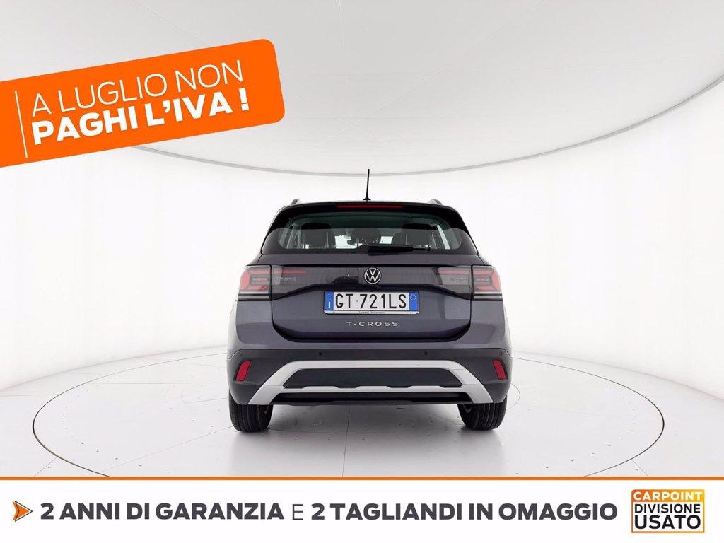 VOLKSWAGEN T-cross 1.0 tsi life 115cv dsg del 2024