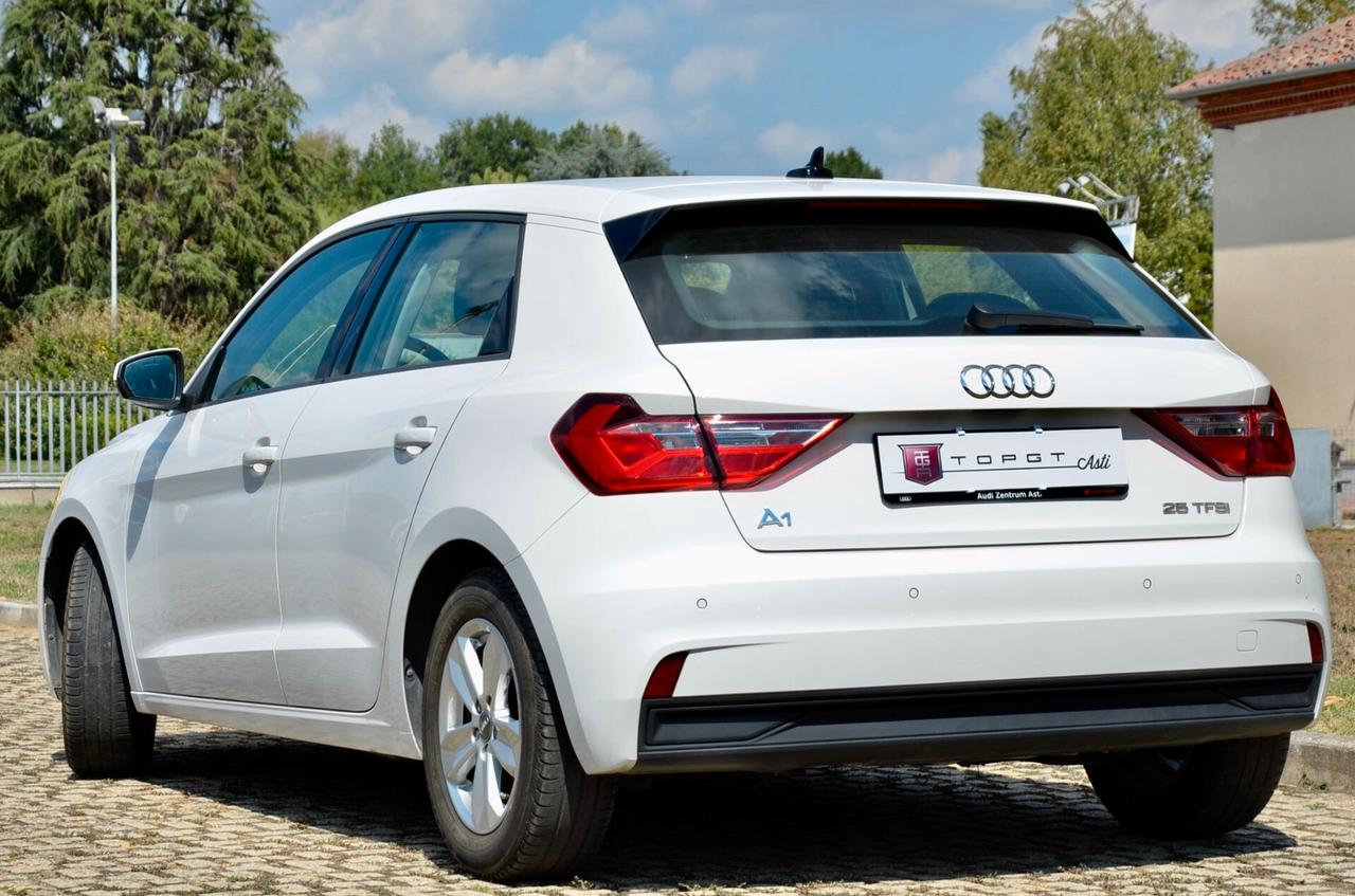 AUDI A1 SPORTBACK 1.0 TFSI ADMIRED 95cv, UFF ITALIANA, EURO 6D, SERVICE CON FATTURE, PERMUTE