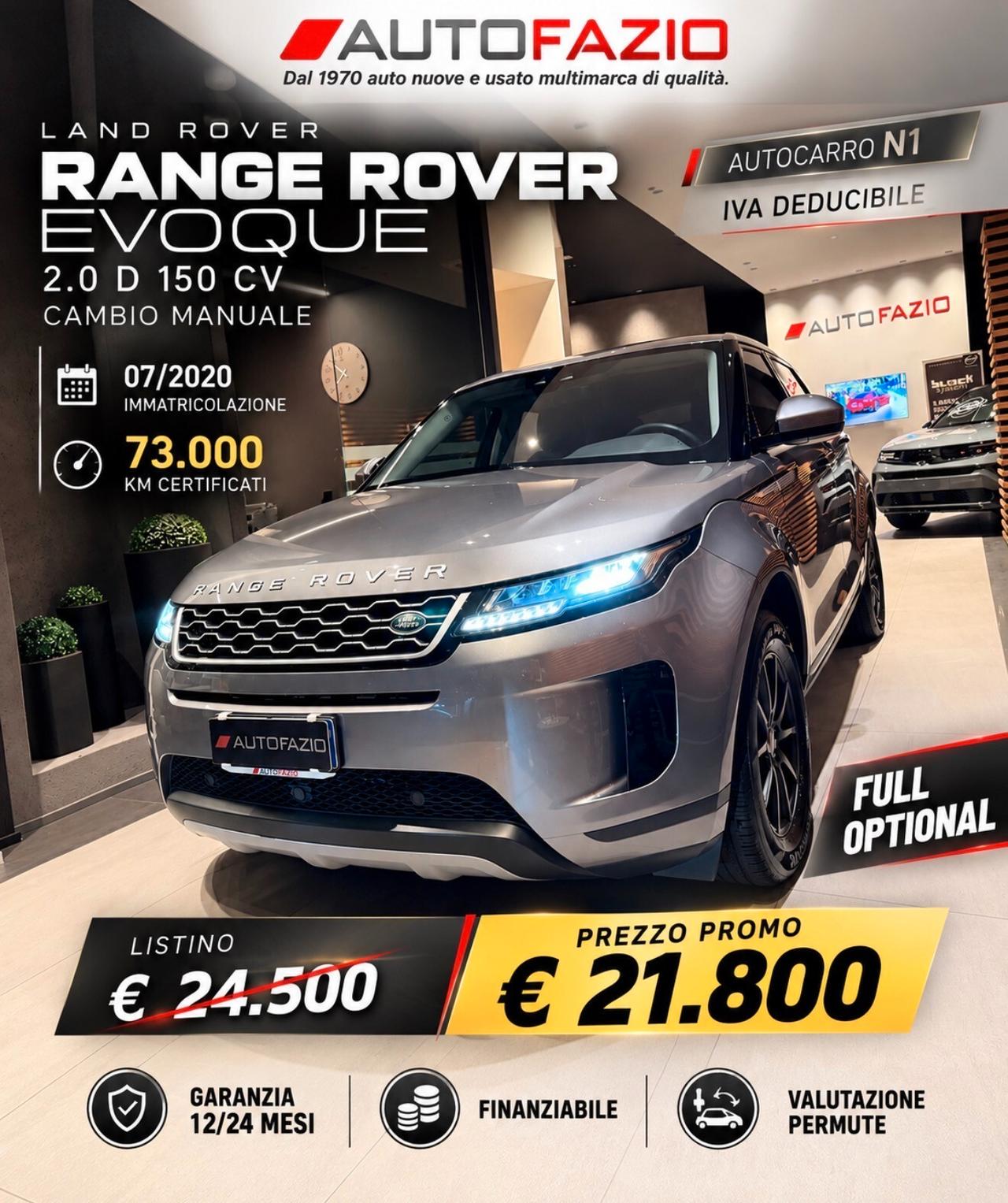 Land Rover Range Evoque 2.0D I4-L.Flw 150 CV