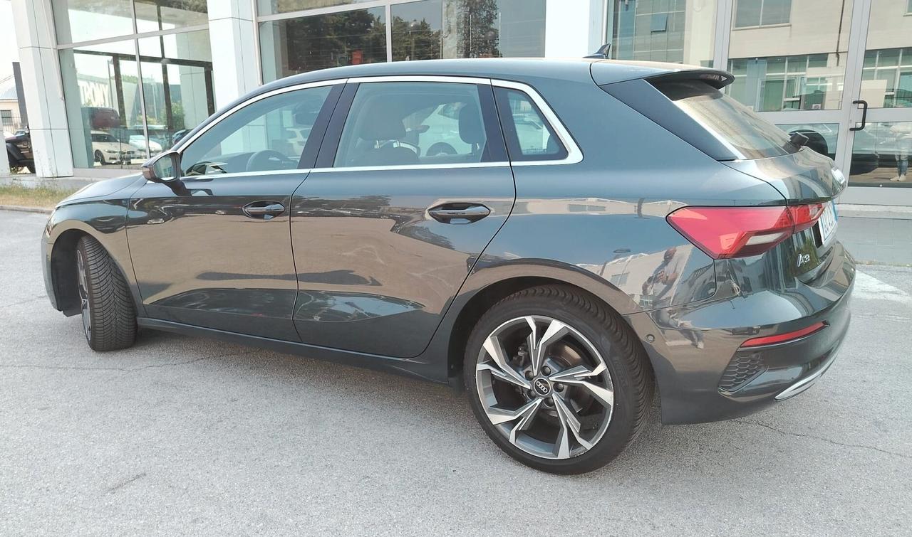 Audi A3 SPB 35 TDI S tronic - 36 MESI GAR. Km Illimit. + ASS. STRAD. ITA/EUR