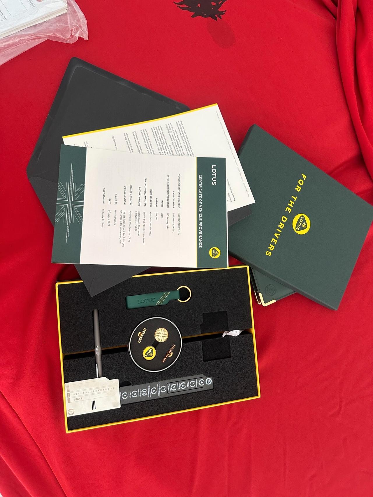Lotus Esprit 2.0i s4s motore nuovo