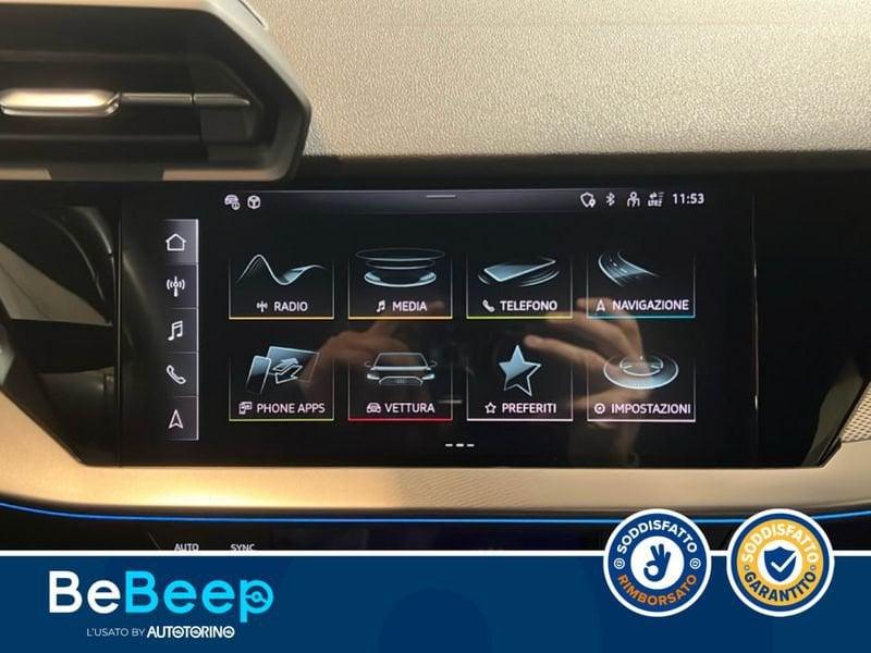 Audi A3 SPORTBACK 35 1.5 TFSI BUSINESS ADVANCED