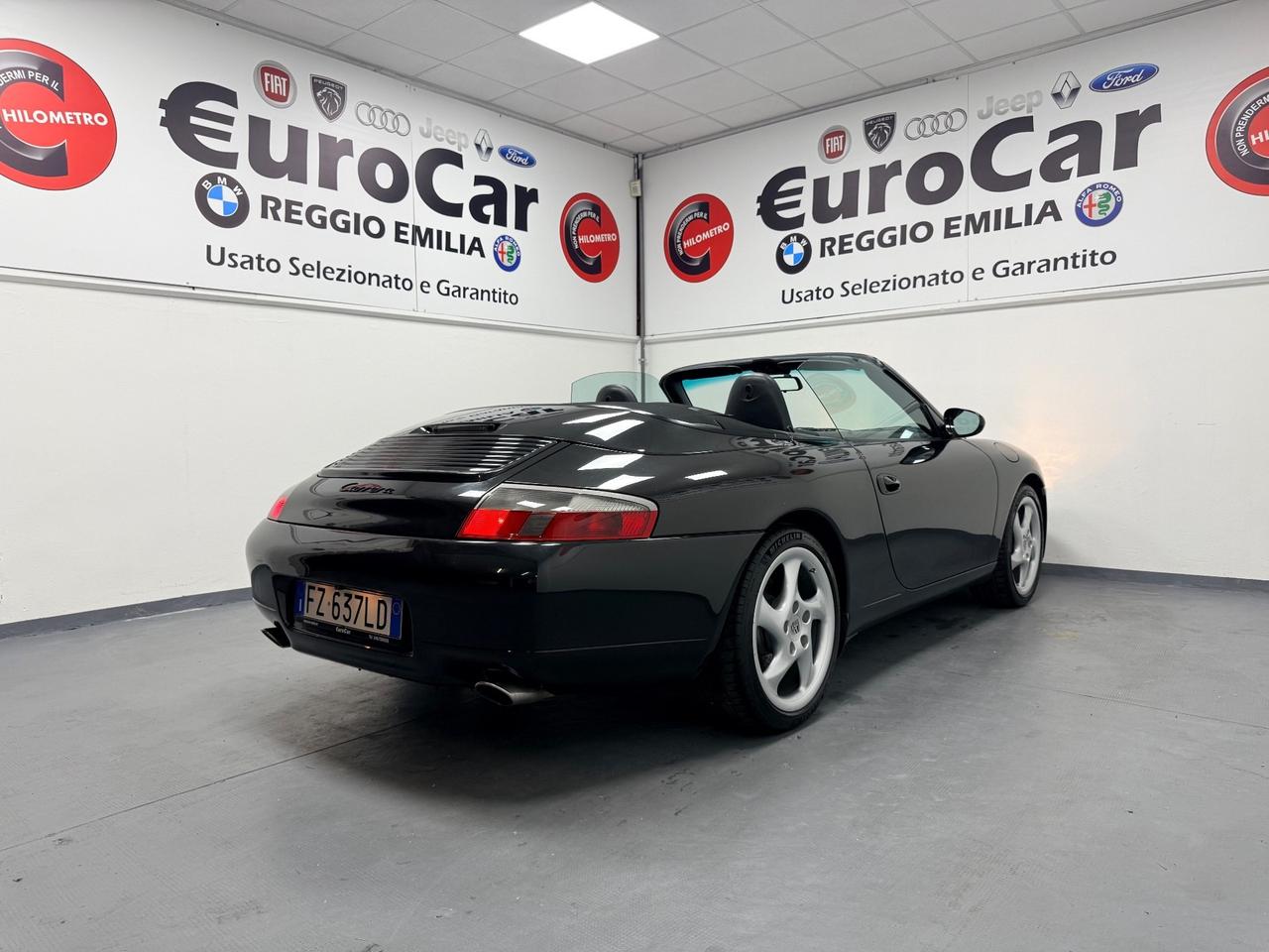 Porsche 911 3.4 Carrera 300CV Manuale Cabriolet ASI HARDTOP 06/2001 TAGLIANDI UFFICIALI