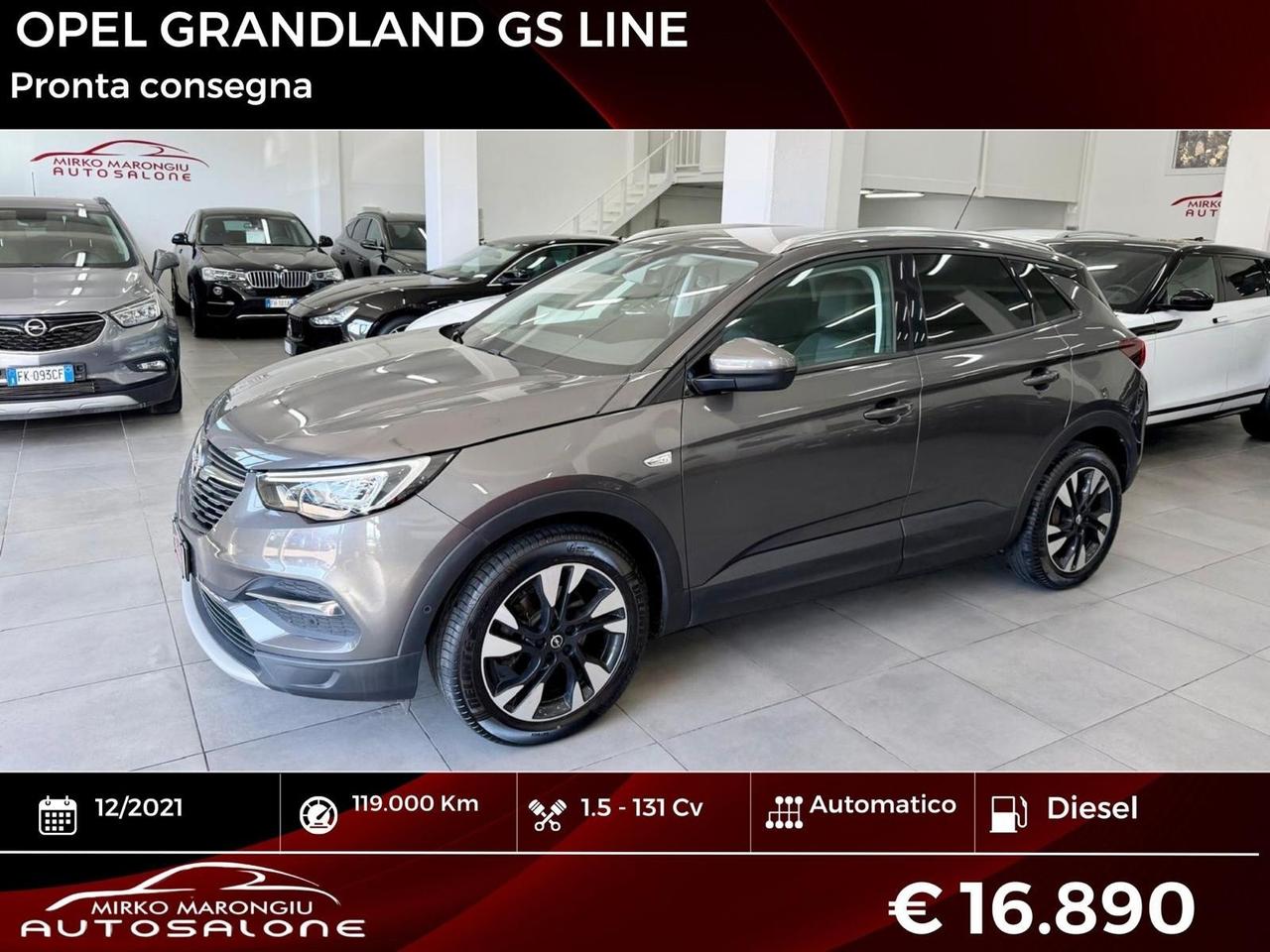 Opel Grandland 1.5 diesel aut. GS Line FINANZIABILE