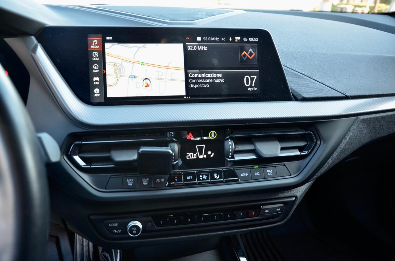 BMW 120i MSPORT PRO 5p 177cv AUTO, PREZZO REALE, GARANZIA BMW 5/27, SERVICE PACK 5/28, UNICOPROPRIETARIO, COLOR VISIONE EDITION, MBRAKES, HIGH BEAM, SEDILI SPORTIVI, PERMUTE