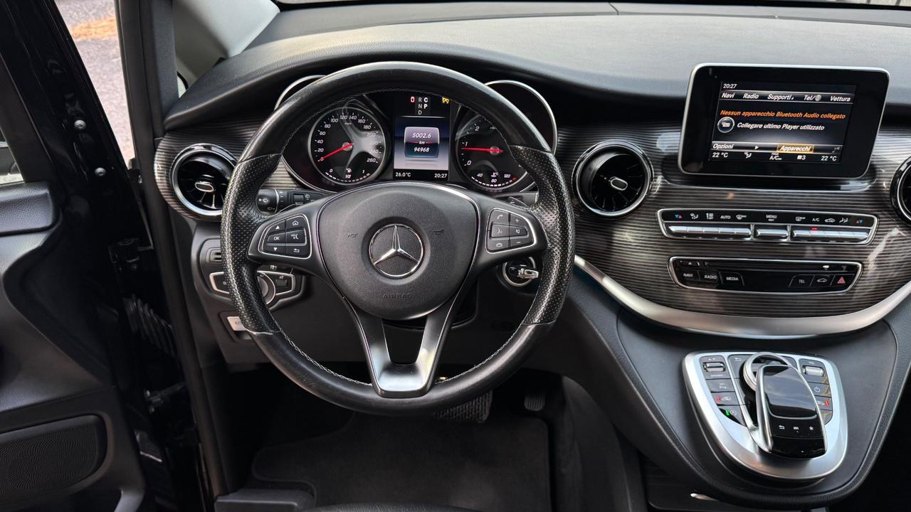Mercedes-benz V 250 d Automatic Premium Extralong 8posti gancio traino