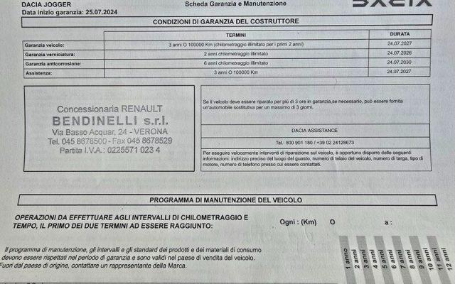 DACIA Jogger 1.0 TCe GPL 100 CV Expression NEOPATENTATI PERMUTE