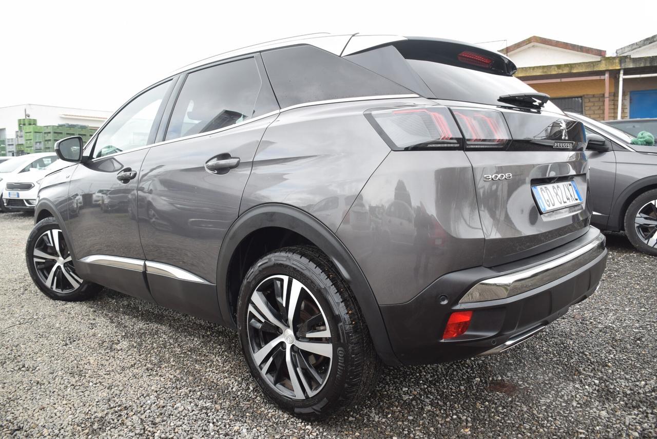 Peugeot 3008 GT LINE - AUTOCARRO 5 POSTI IVA DETRAIBILE 1.5 BlueHDi 130CV EAT8 FULL UNICO PROPRIETARIO