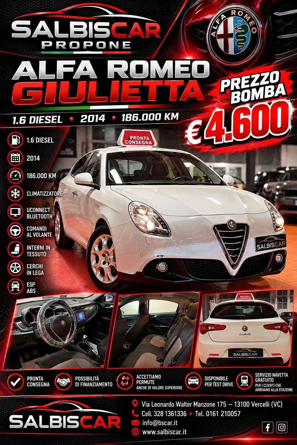 Alfa Romeo Giulietta 1,6 diesel jtd m