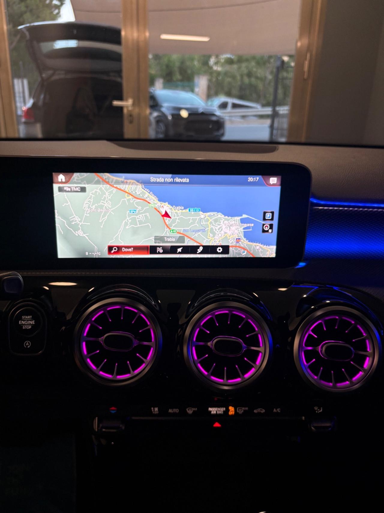 Mercedes classe A 180D Automatic luci ambient