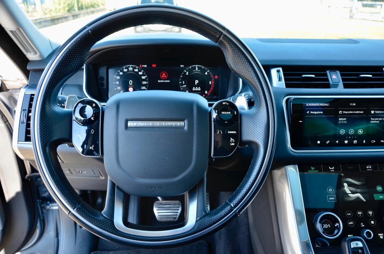 LAND ROVER RANGE ROVER SPORT 3.0 sdV6 HSE DYNAMIC 249cv AUTO, SERVICE LAND ROVER, UFF ITALIANA, TETTO, PELLE, 21", PERMUTE
